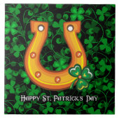 Happy St. Patrick's Day 1 Tile Fliese (Vorderseite)