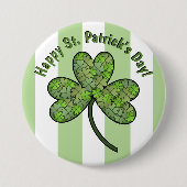 Happy St. Patrick's Day (3-Zoll-Taste) Button (Vorderseite)