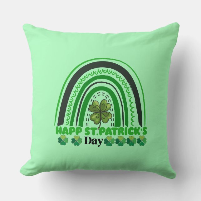 Happy St Patrick's Day-61797 Kissen (Vorderseite)