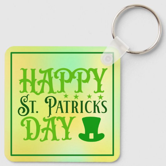 Happy St. Patrick's Day-88489 Schlüsselanhänger (Rückseite)