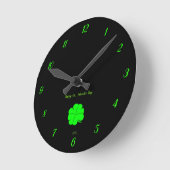 Happy St. Patrick's Day - Acrylmauer Runde Wanduhr (Winkel)