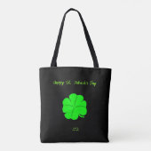 Happy St. Patrick's Day All-Over-Print Tote Bag Tasche (Rückseite)