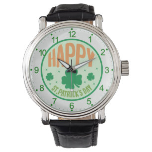 Happy St Patrick's Day Armbanduhr
