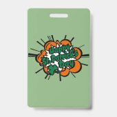 Happy St. Patrick's Day Ausweis (Rückseite)