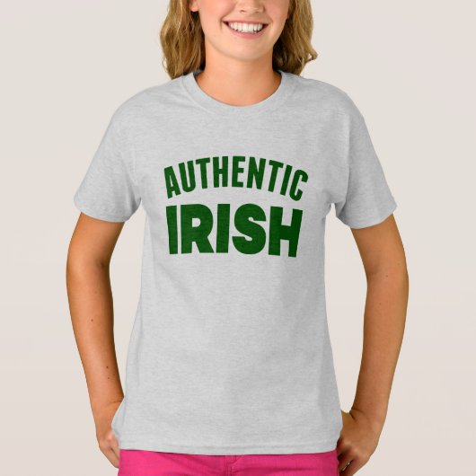 Happy St. Patrick's Day | Authentisches Irisch T-Shirt (Vorderseite)
