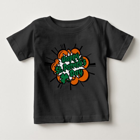 Happy St. Patrick's Day Baby T-shirt (Vorderseite)