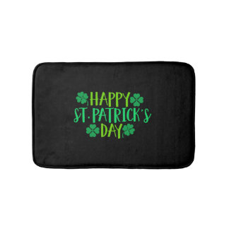 Happy St Patricks Day Badematte