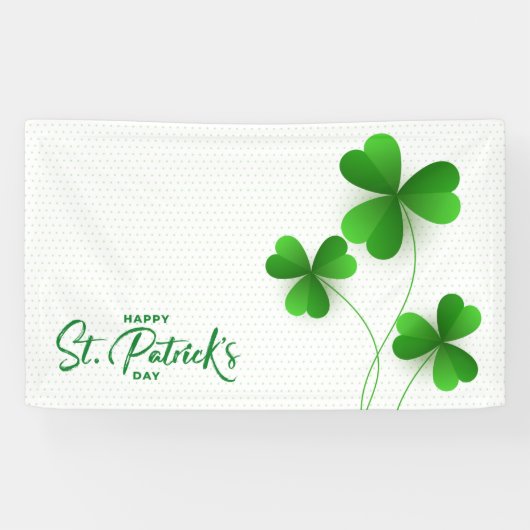 Happy St. Patrick's Day Banner (Horizontal)