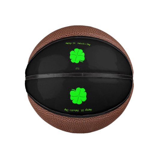 Happy St. Patrick's Day Basketball (Vorderseite)