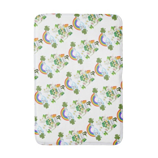 Happy St. Patrick's Day Bathmats Badematte (Vorderseite Vertikal)