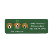 Happy St Patricks Day Beagle Hunde (Vorne)