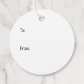 Happy St Patricks Day Beagle Hunde Geschenkanhänger (Rückseite)