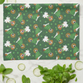 Happy St Patricks Day Beagle Hunde Geschirrtuch (Gefaltet)