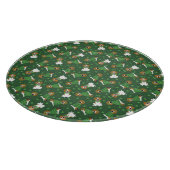 Happy St Patricks Day Beagle Hunde Schneidebrett (Ecke)