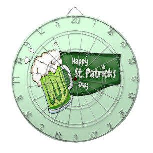 Happy St. Patricks Day Beer Dartscheibe