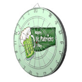 Happy St. Patricks Day Beer Dartscheibe (Vorderseite rechts)
