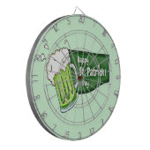 Happy St. Patricks Day Beer Dartscheibe (Vorderseite Links)
