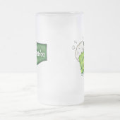 Happy St. Patricks Day Beer Mattglas Bierglas (Mittel)