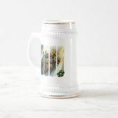 Happy St. Patrick's Day Beer Stein Bierglas (Vorderseite Links)