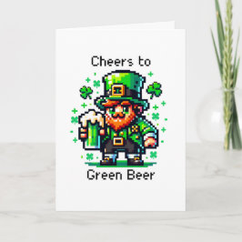 Happy St Patrick's Day | Beifall für Grünes Bier Karte