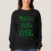 Happy St Patrick's Day Bester Vater für Mens Hus Sweatshirt (Vorderseite)