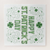 Happy St. Patrick's Day (Beveled) Puzzle 20x20 (Horizontal)