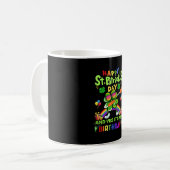 Happy St Patrick's Day Birthday Paddy's Day Kaffeetasse (Vorderseite Links)