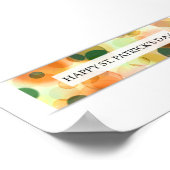 Happy st Patricks Day (bokeh) Poster (Ecke)