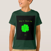 Happy St. Patrick's Day Boys Deep Forest T Shirt (Vorderseite)