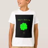 Happy St. Patrick's Day Boys White Basic T Shirt (Vorderseite)