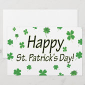 Happy St Patricks Day Briefpapier (Vorne/Hinten)