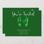 Happy St Patricks Day Business Party Ankündigung (Vorne/Hinten)