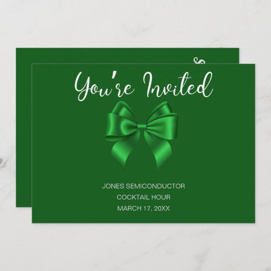 Happy St Patricks Day Business Party Ankündigung (Vorne/Hinten)