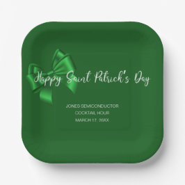 Happy St Patricks Day Business Party Pappteller