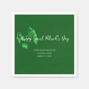 Happy St Patricks Day Business Party Serviette