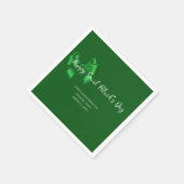 Happy St Patricks Day Business Party Serviette (Ecke)