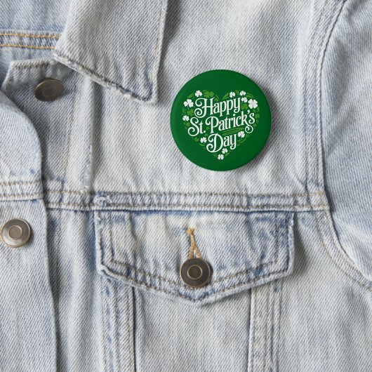 Happy St Patrick's Day Button (Beispiel)
