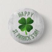 Happy St. Patrick's Day Button (Vorderseite)
