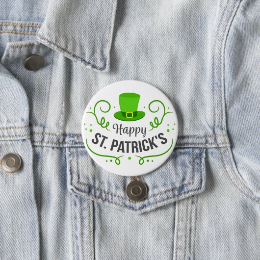 Happy St. Patrick's Day Button (Beispiel)