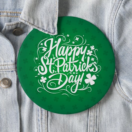 Happy St. Patrick's Day Button (Beispiel)