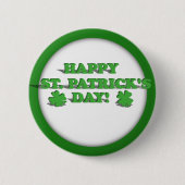 HAPPY ST PATRICKS DAY BUTTON (Vorderseite)