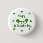 Happy St Patrick's Day Button (Vorderseite)
