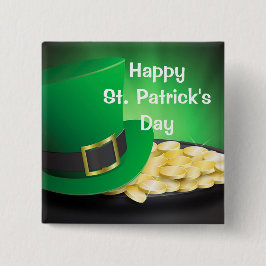 Happy St. Patrick's Day Button