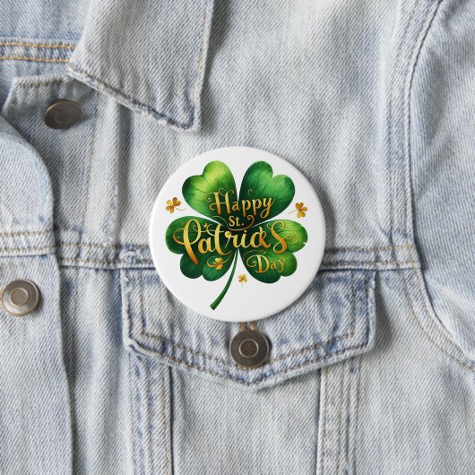 Happy St. Patrick's Day Button (Beispiel)