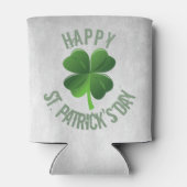 Happy St. Patrick's Day Can Cooler Dosenkühler (Rückseite)
