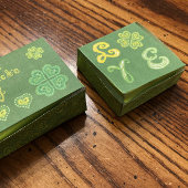 Happy St. Patrick's Day Candy Box Patterns Print Poster