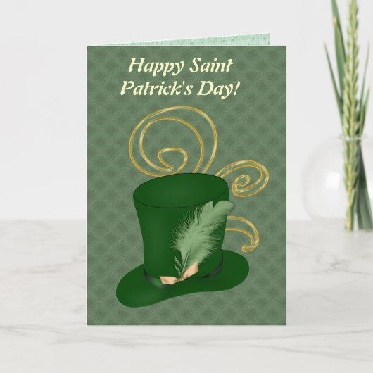 Happy St. Patricks Day Card Feiertagskarte (Vorderseite)