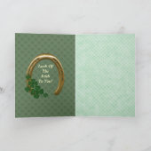 Happy St. Patricks Day Card Feiertagskarte (Innenseite)