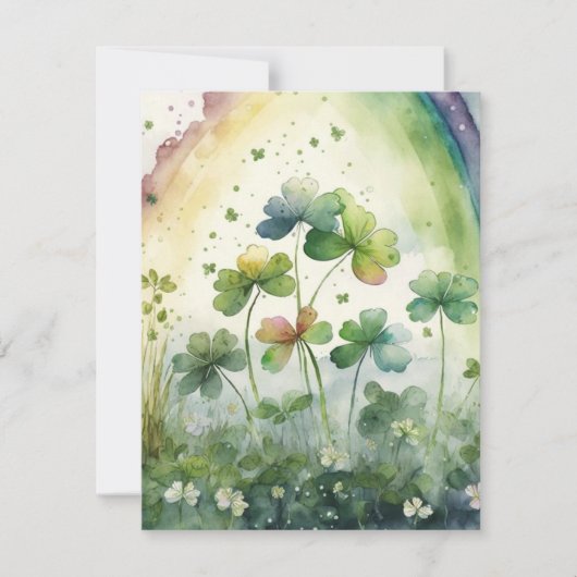 Happy St. Patrick's Day Card Feiertagskarte (Vorderseite)