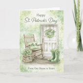 Happy St. Patrick's Day Card | From Our House Karte (Vorderseite)